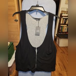 Armani Exchange knit vest.